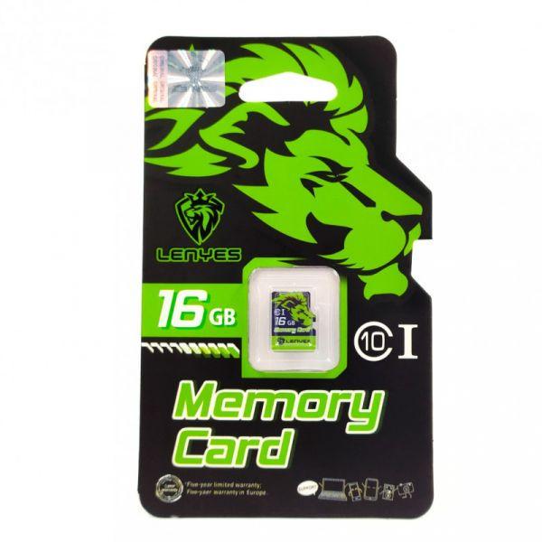 Карта памяти microSD Lenyes 16 Gb Class 10 (11962)