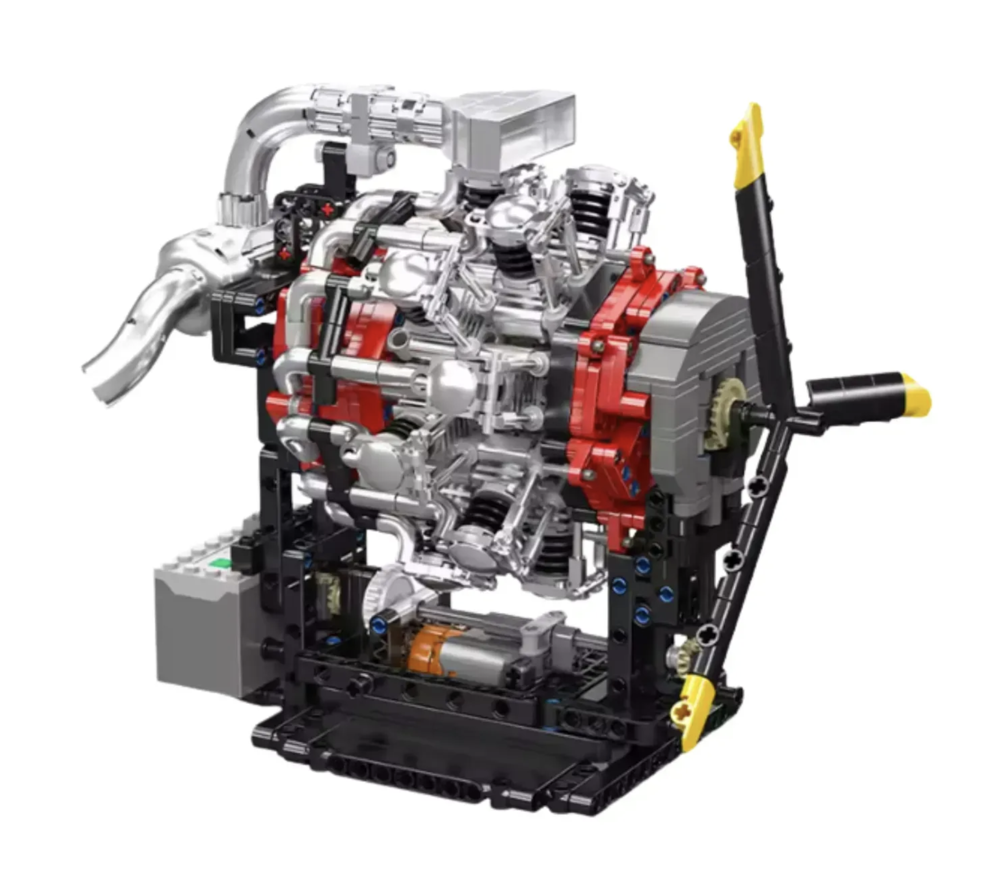 Конструктор Radial Aviation Engine Mould King Двигатель авиационный радиальный моторизованный 1147 дет. (10211)