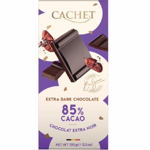Шоколад черный Cachet Extra Dark 21426 100 г (30826241)