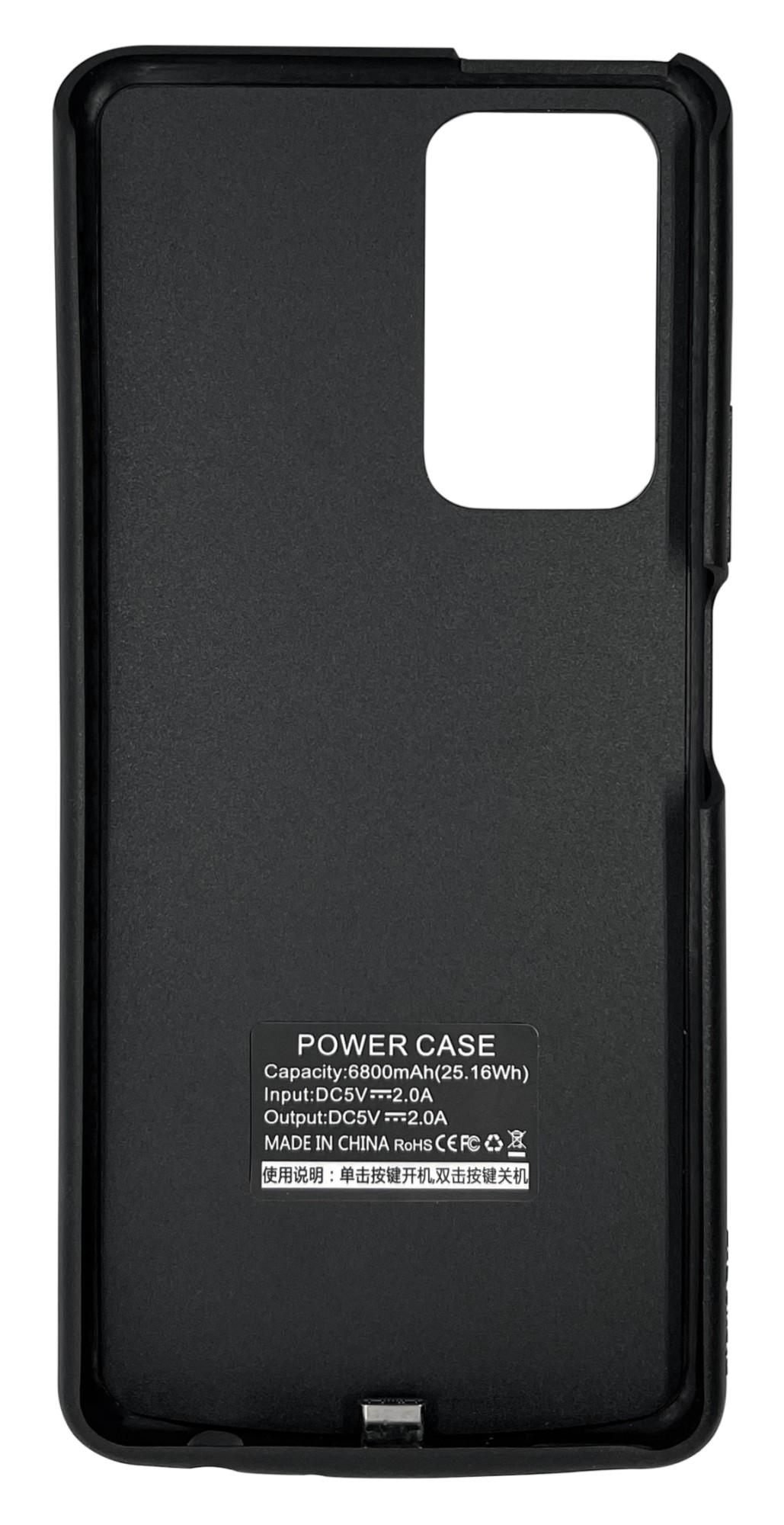 Чехол-аккумулятор XON PowerCase для Xiaomi Redmi Note 10 6800 mAh Black - фото 2