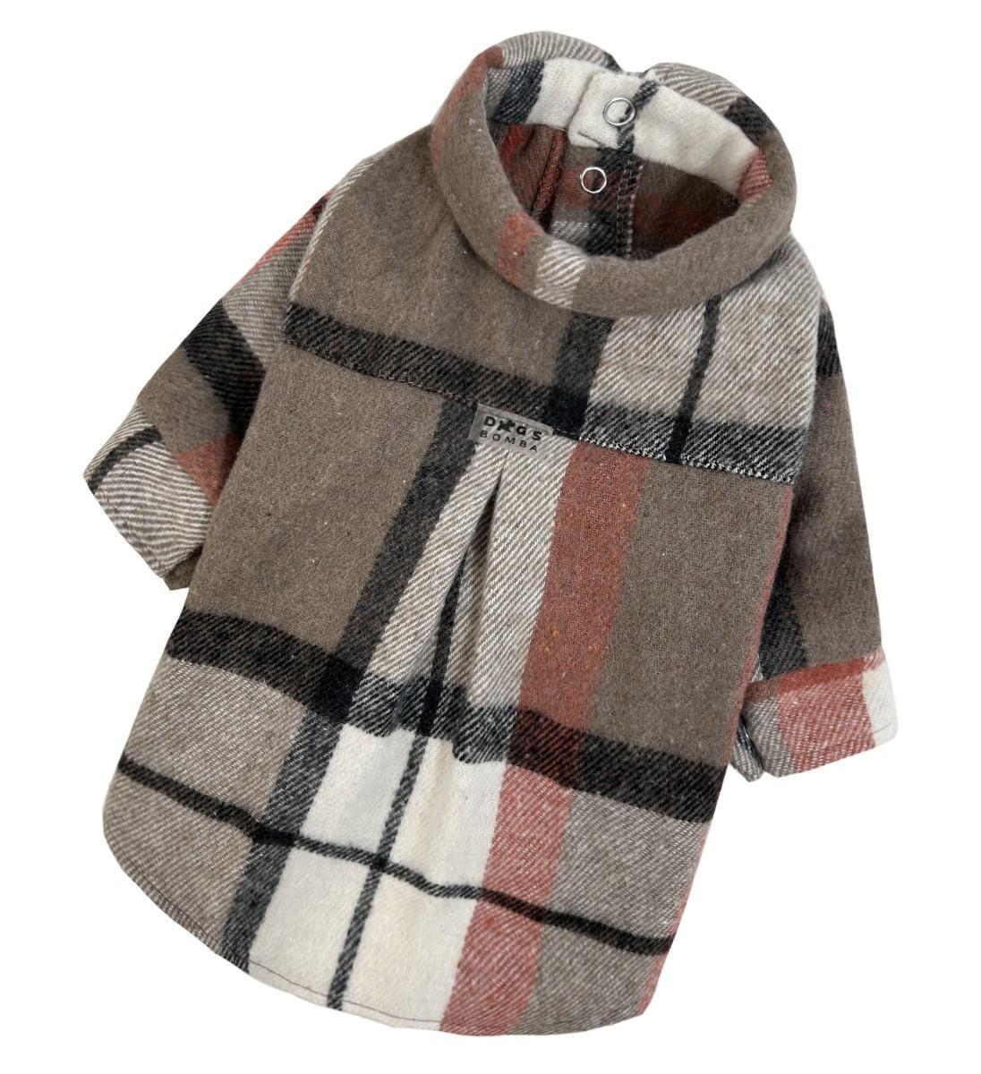 Рубашка для собак Dogs Bomba RUB-53 клетчатая р. 2 Коричневый (88628018)