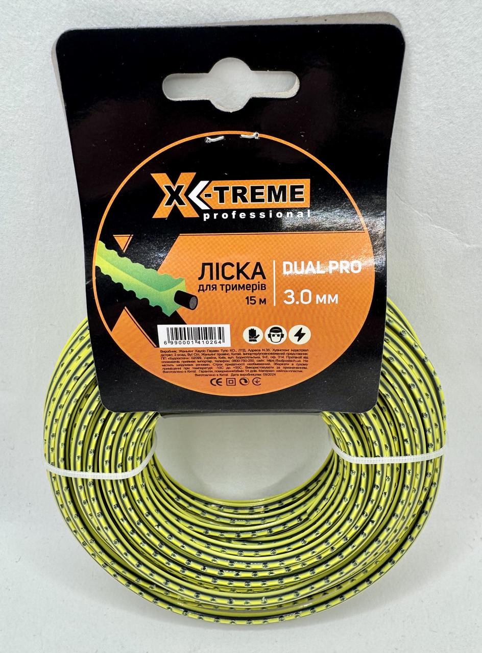 ᐉ Леска для мотокосы X-Treme DUAL PRO 3,0 мм × 15 м квадрат