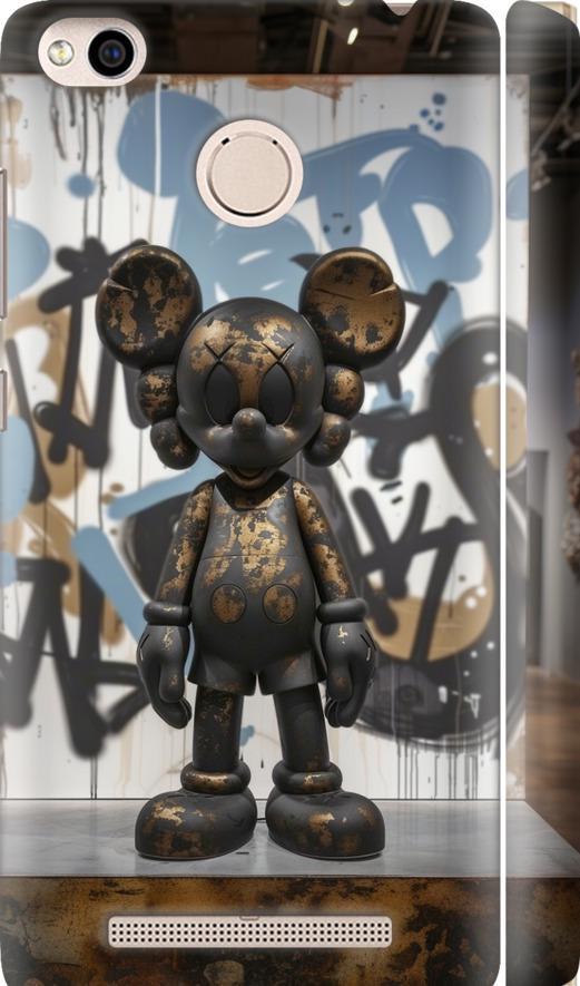 Чехол на Xiaomi Redmi 3x Bronze kaws v2 (6098m-441-42517)