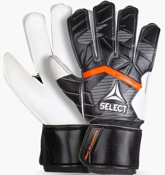 Вратарские перчатки Select GOALKEEPER GLOVES 03 YOUTH V25 детские р. 4 Черный/Белый (6936116106078)
