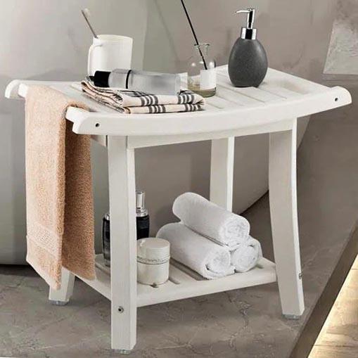 Табурет для ванной из дерева Таглия Зефир (ТВН-007320)