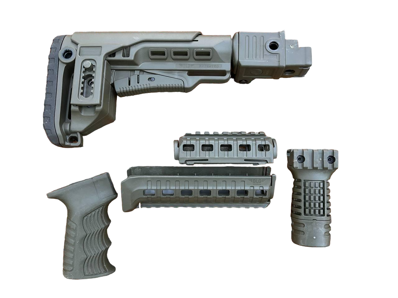 Комплект обвеса/тюнинга для оружия обвес на АК-47/АК-74 DLG Tactical приклад на АК-47/74 Комплект обвеса/тюнинга для оружия обвес на АК-47/АК-74 DLG Tactical приклад на АК-47/74