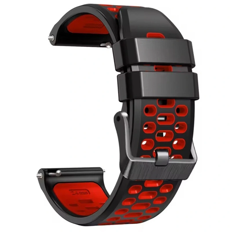 Ремінець каучуковий Brutal 22 мм Red/Black