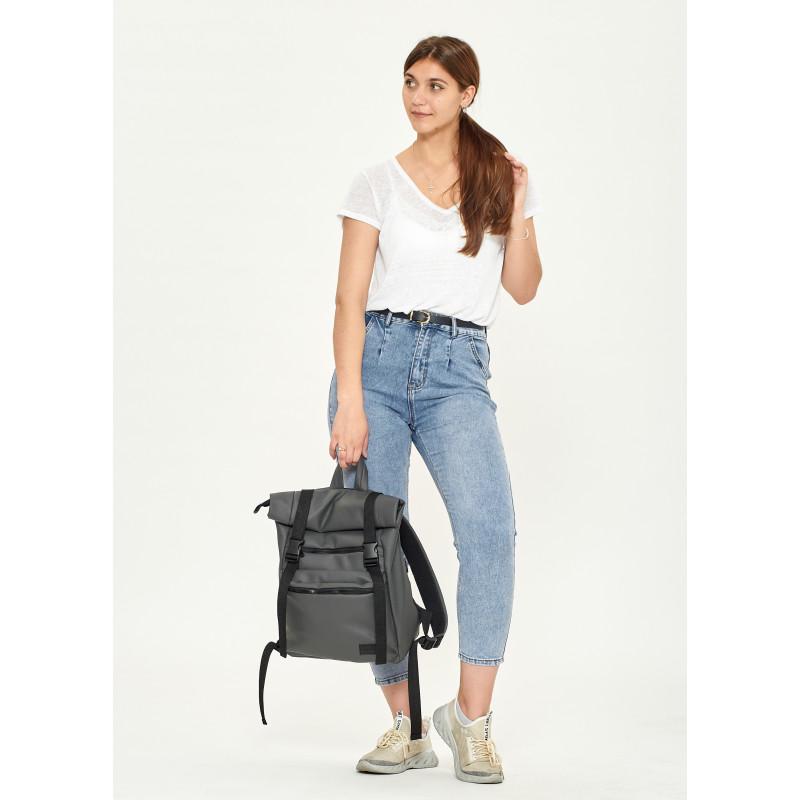 Рюкзак ролл Sambag RollTop LTT унисекс 41x30x16 см Графитовый - фото 7
