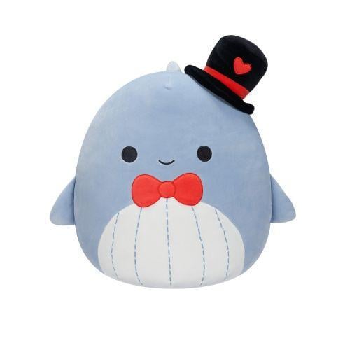 Мягкая игрушка SQUISHMALLOWS Синий кит Самир 13 см (2987476925)