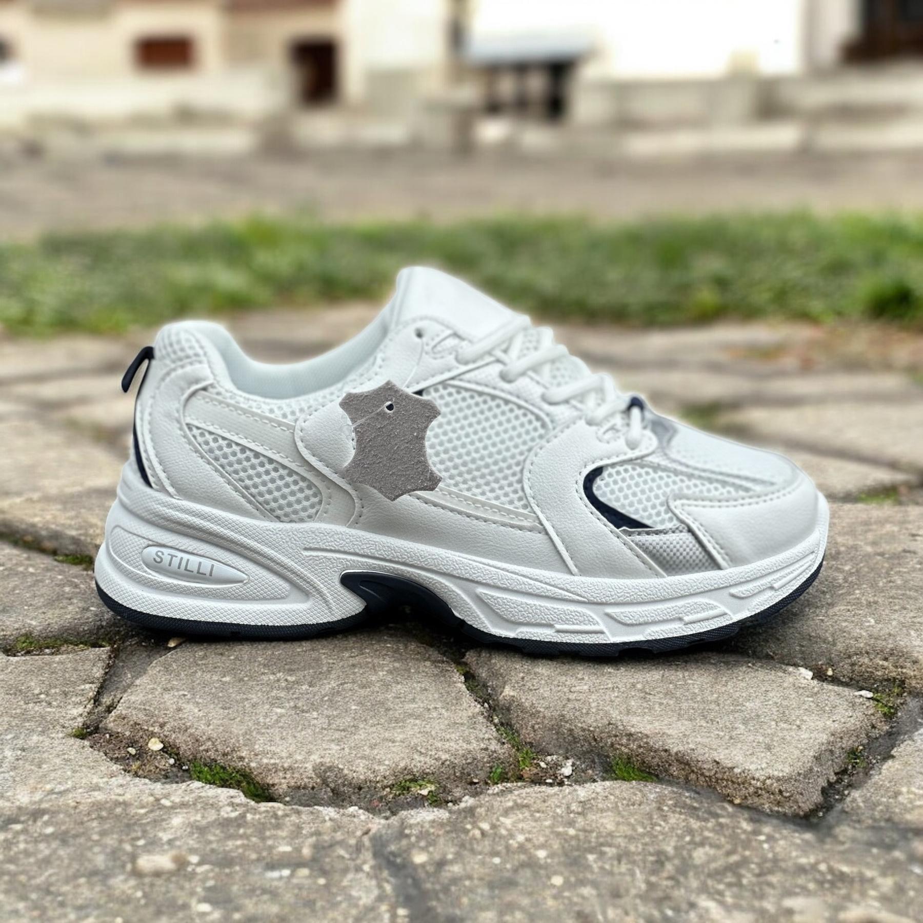 Кроссовки женские пресс кожа/текстиль р. 39 Белый (4349729s4) - фото 2