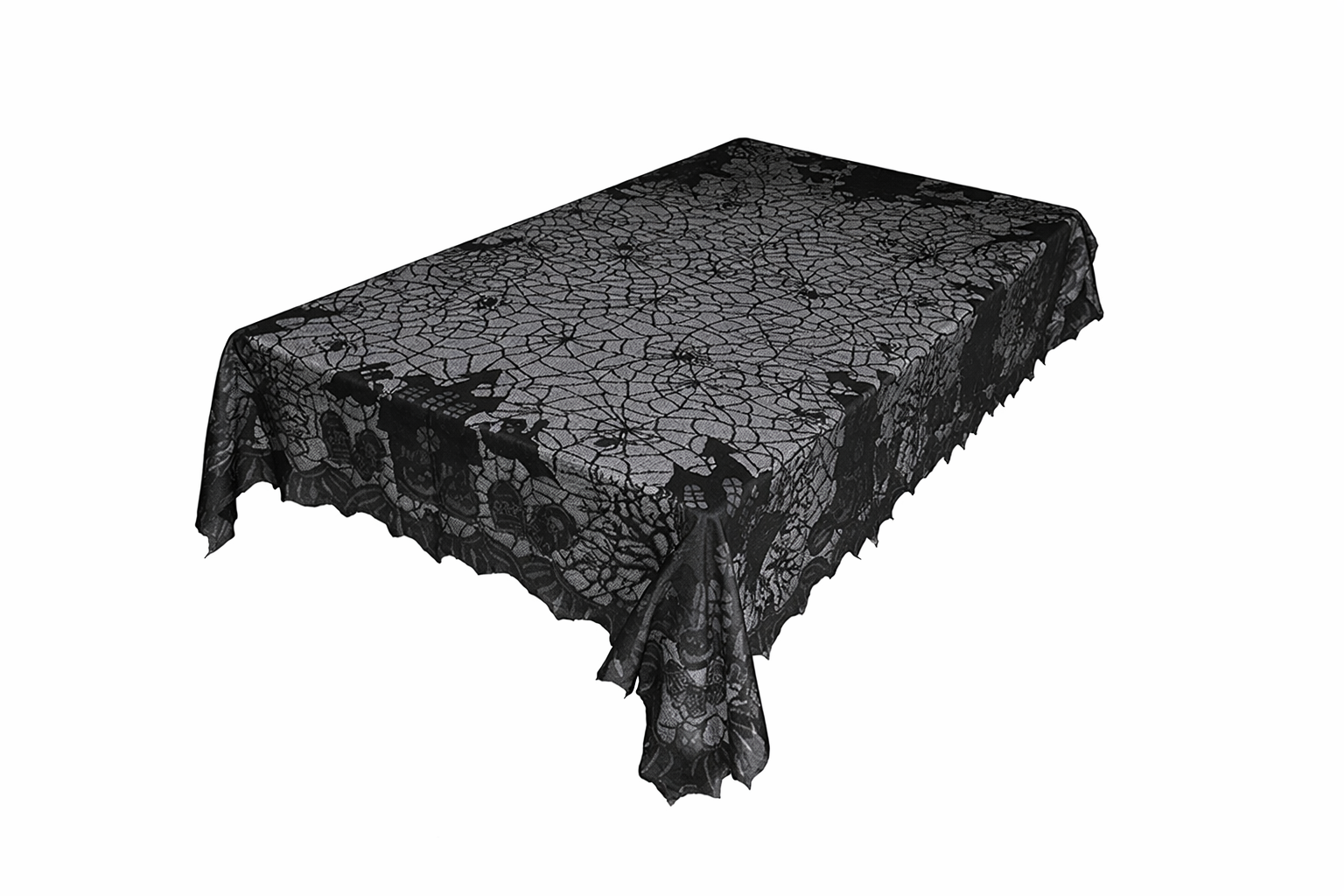 Скатертина на Хелловін 175x135 см Чорний (30219266) Скатертина на Хелловін 175x135 см Чорний (30219266)