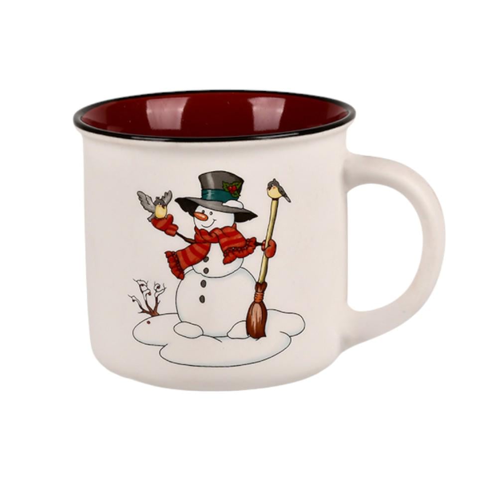 Кружка новогодняя We wish you R99301 420 мл Белый с красным (29424466)