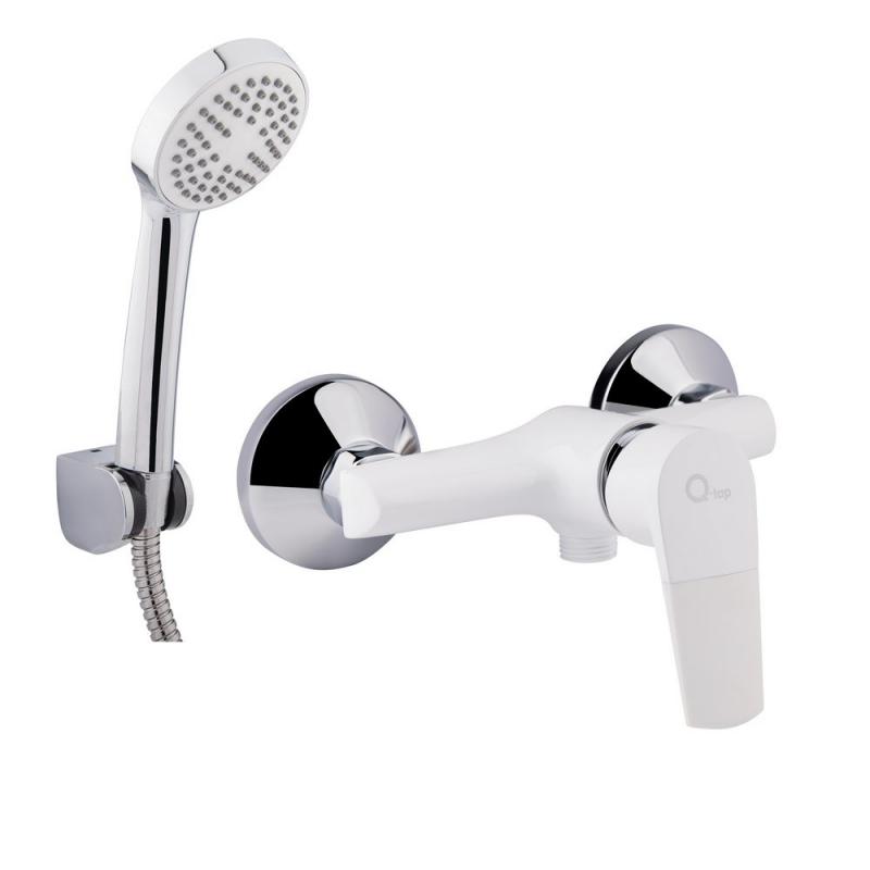 Смеситель для душа Qtap Polaris WHI 010 Белый Смеситель для душа Qtap Polaris WHI 010 Белый