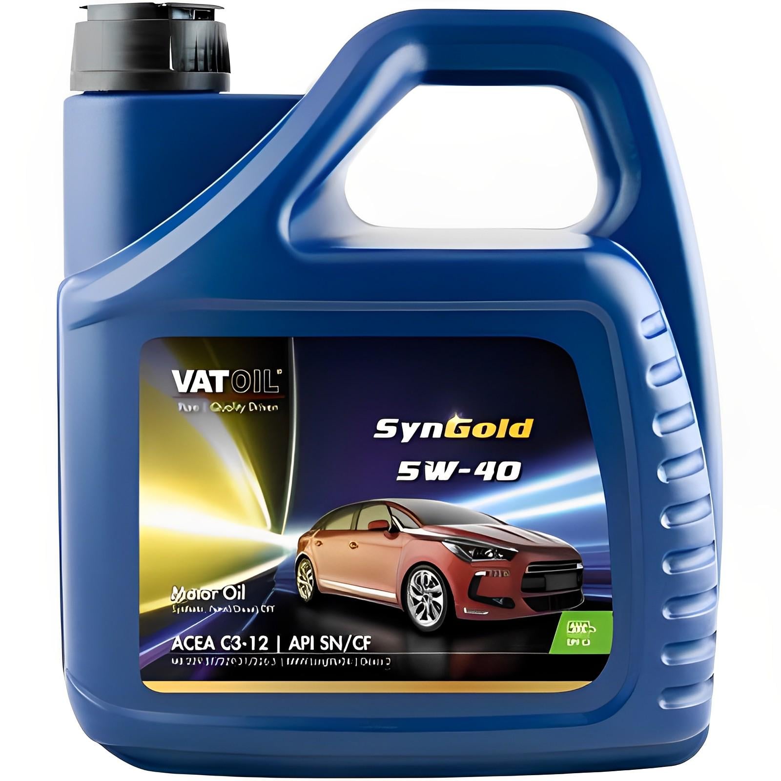 Мастило моторне VATOIL SYNGOLD 5 W 40 4 л (VAT 11-4)