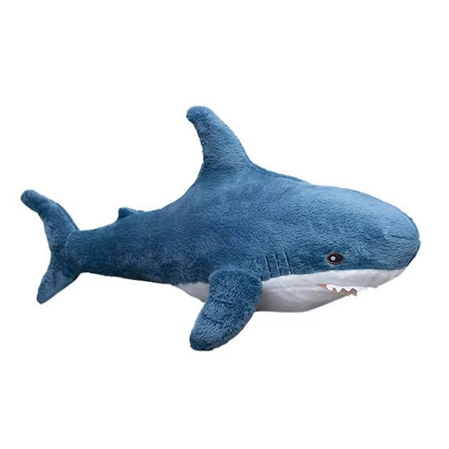 Іграшка м'яка Акула подушка для обіймів 45 см Синій (2117-13) - фото 4 Іграшка м'яка Акула подушка для обіймів 45 см Синій (2117-13) - фото 4