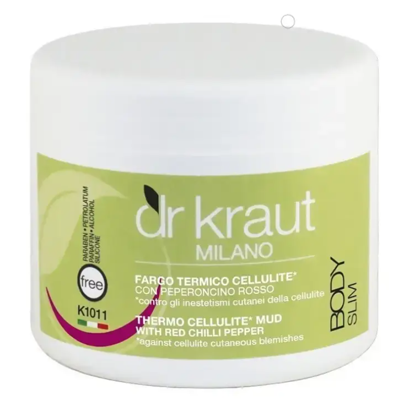 Гель-скраб антицеллюлитная термогрязь для тела с перцем чили Dr. Kraut Thermo Cellulite Mud 500 мл