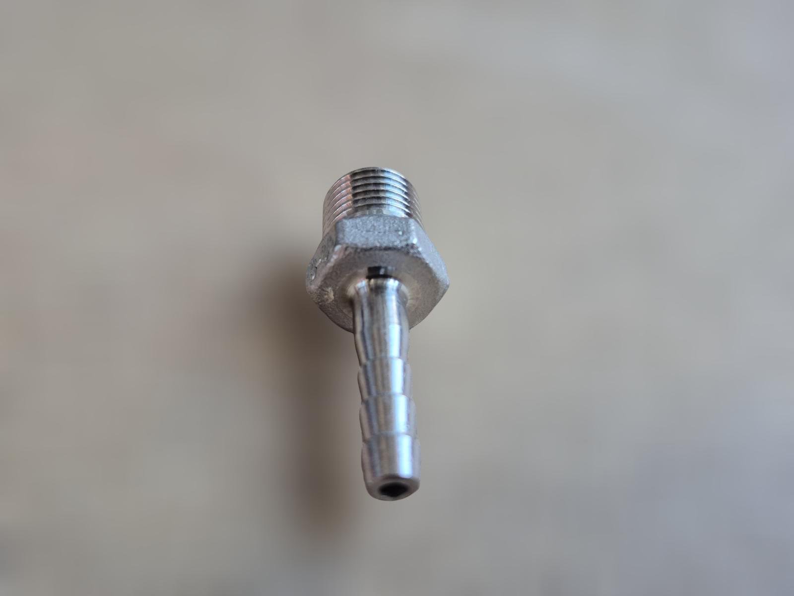 Штуцер шланговий різьбовий DN8 AISI304 BSPP Class-150 ялинка/шестигранник н/ж сталь 6 мм 1/4" (29203321) - фото 6 Штуцер шланговий різьбовий DN8 AISI304 BSPP Class-150 ялинка/шестигранник н/ж сталь 6 мм 1/4" (29203321) - фото 6