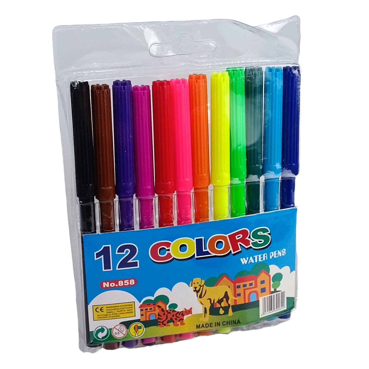 Фломастери 12 кольорів (46786) - фото 3 Фломастери 12 кольорів (46786) - фото 3