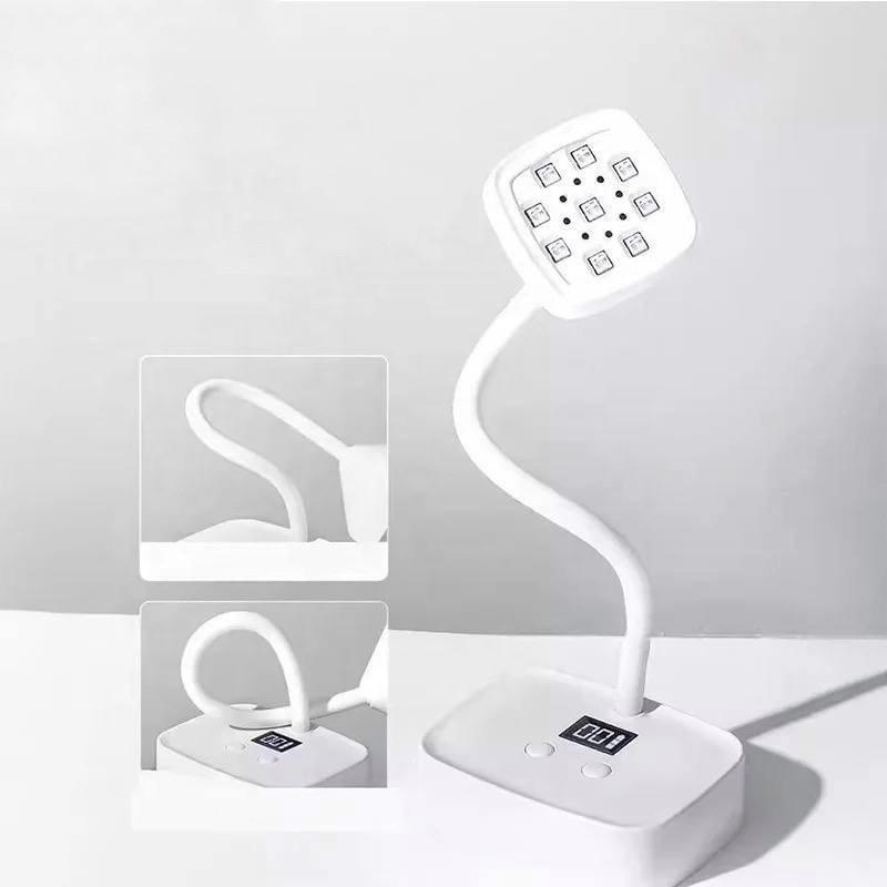 Лампа Led 6 для сушіння гель лаку на акумуляторі 1500 mAh 27 Вт - фото 10