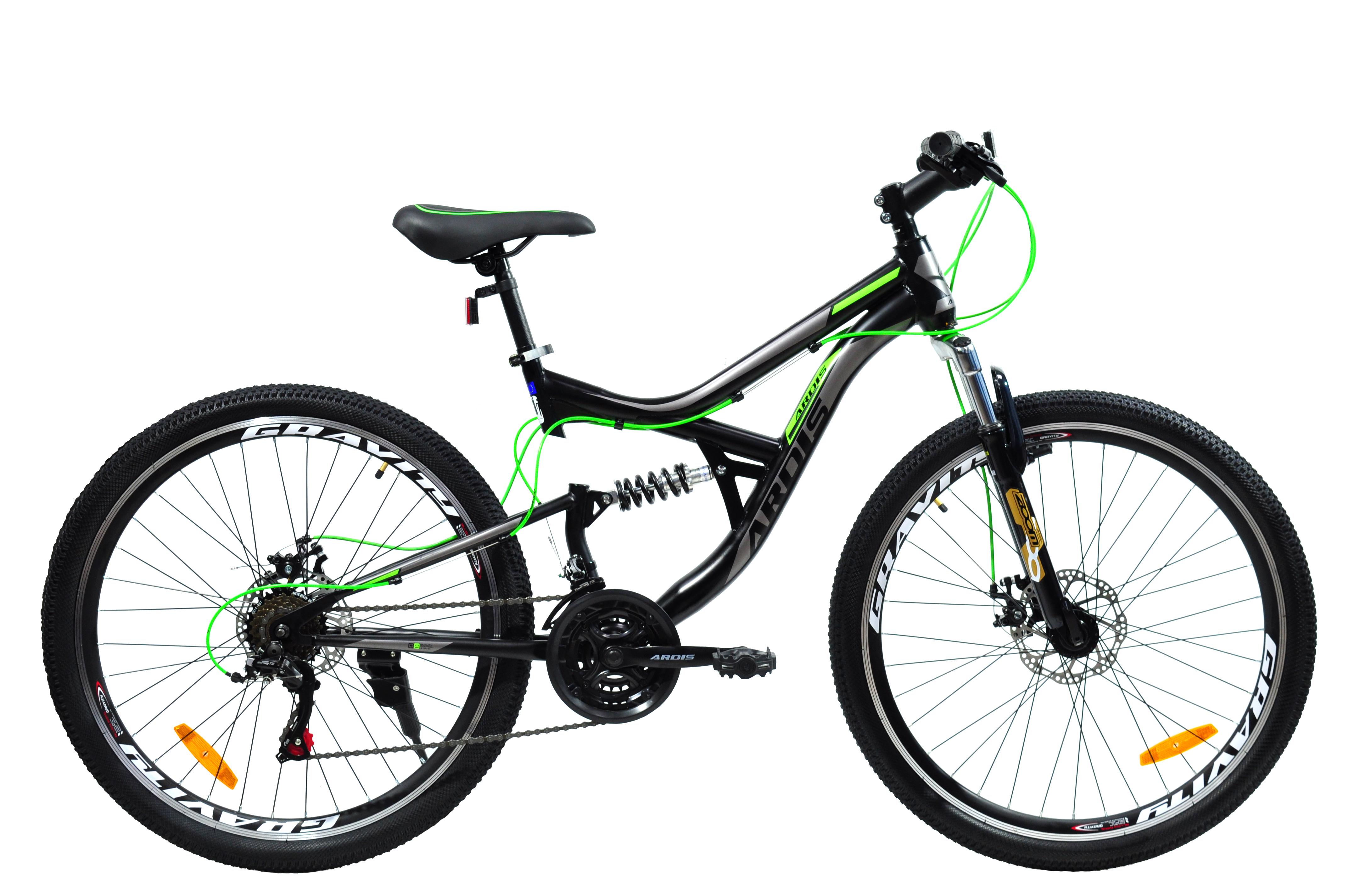 Велосипед Ardis 26" MTB-SUSP ST BUGGY Сіро-чорний (02111)