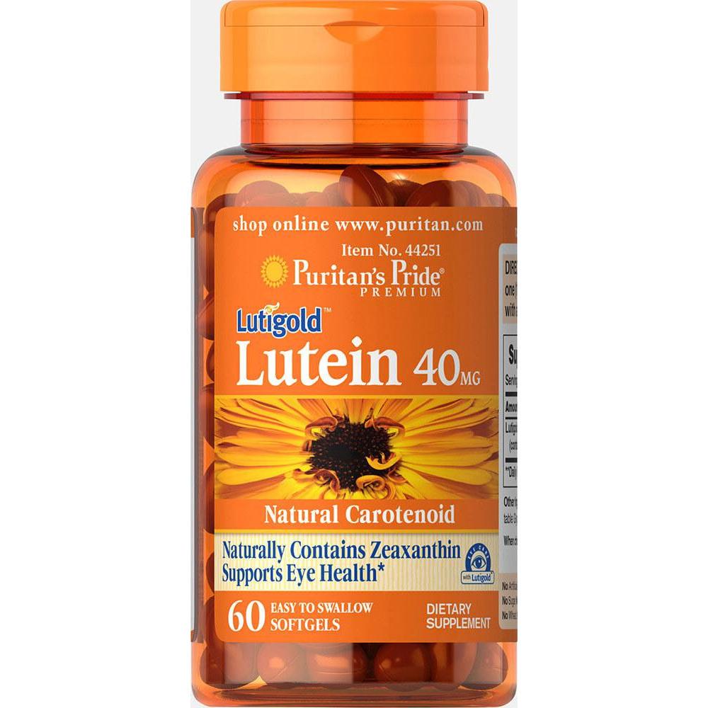 Натуральная добавка Lutein 40 mg with Zeaxanthin 60 Softgels (100-22-4772593-20)