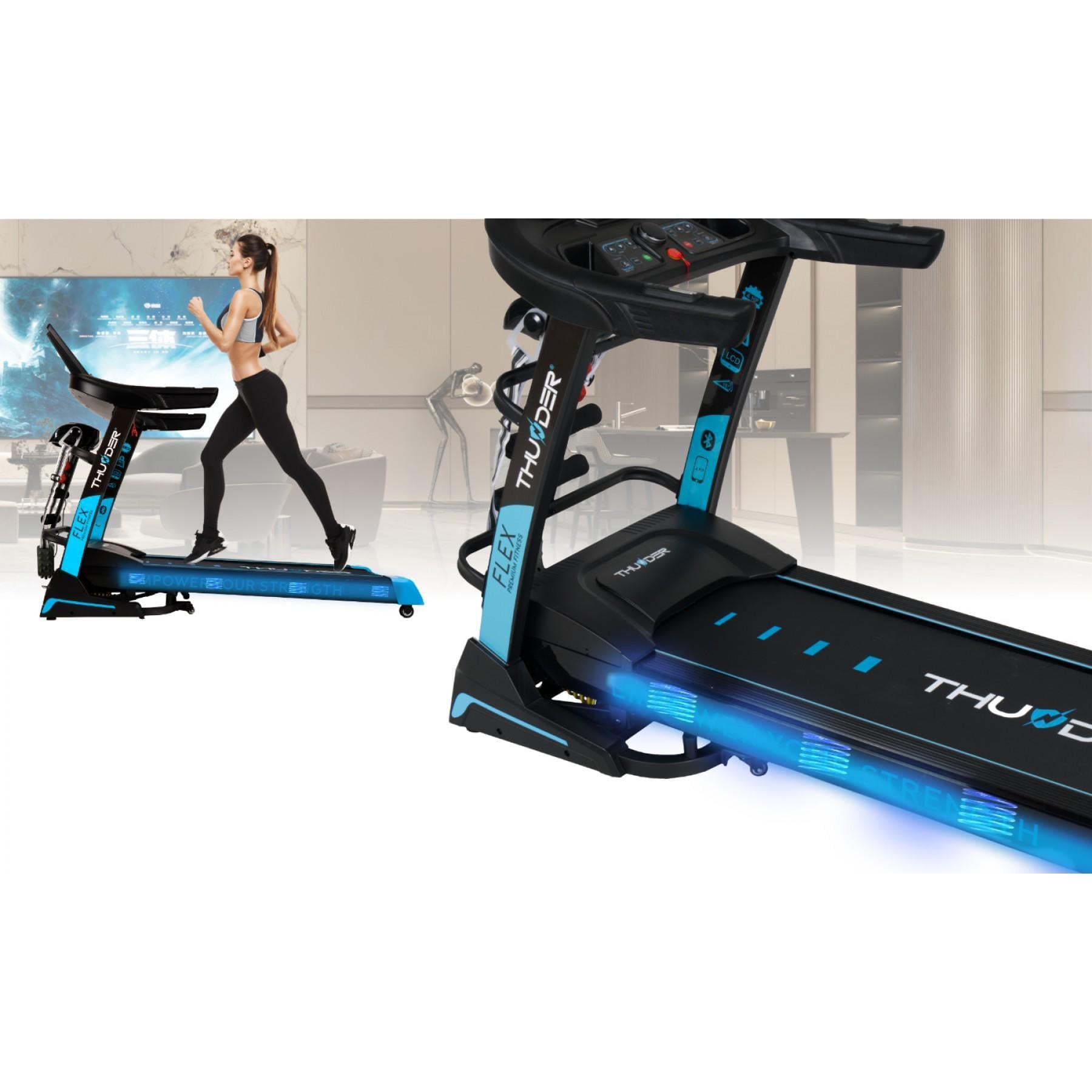 Беговая дорожка Thunder Flex-DS Black (47081) - фото 12