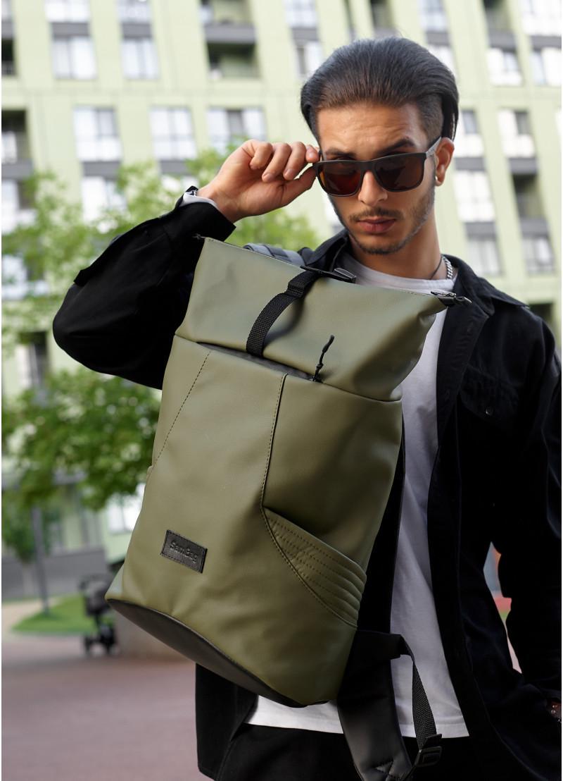 Рюкзак чоловічий Sambag RollTop X Хакі (24238710) - фото 9 Рюкзак чоловічий Sambag RollTop X Хакі (24238710) - фото 9
