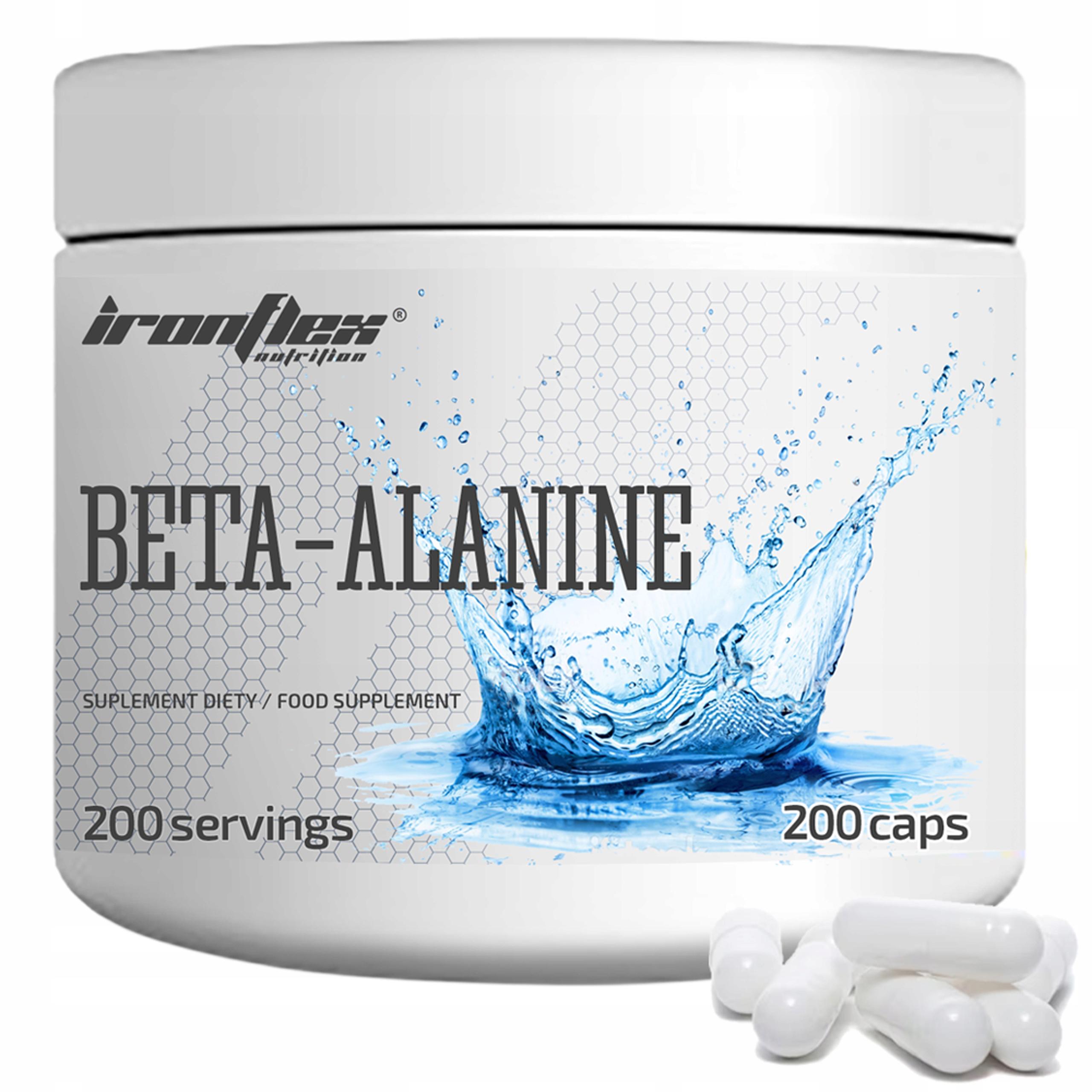 Бета-аланін IronFlex Beta-Alanine 200 капсул