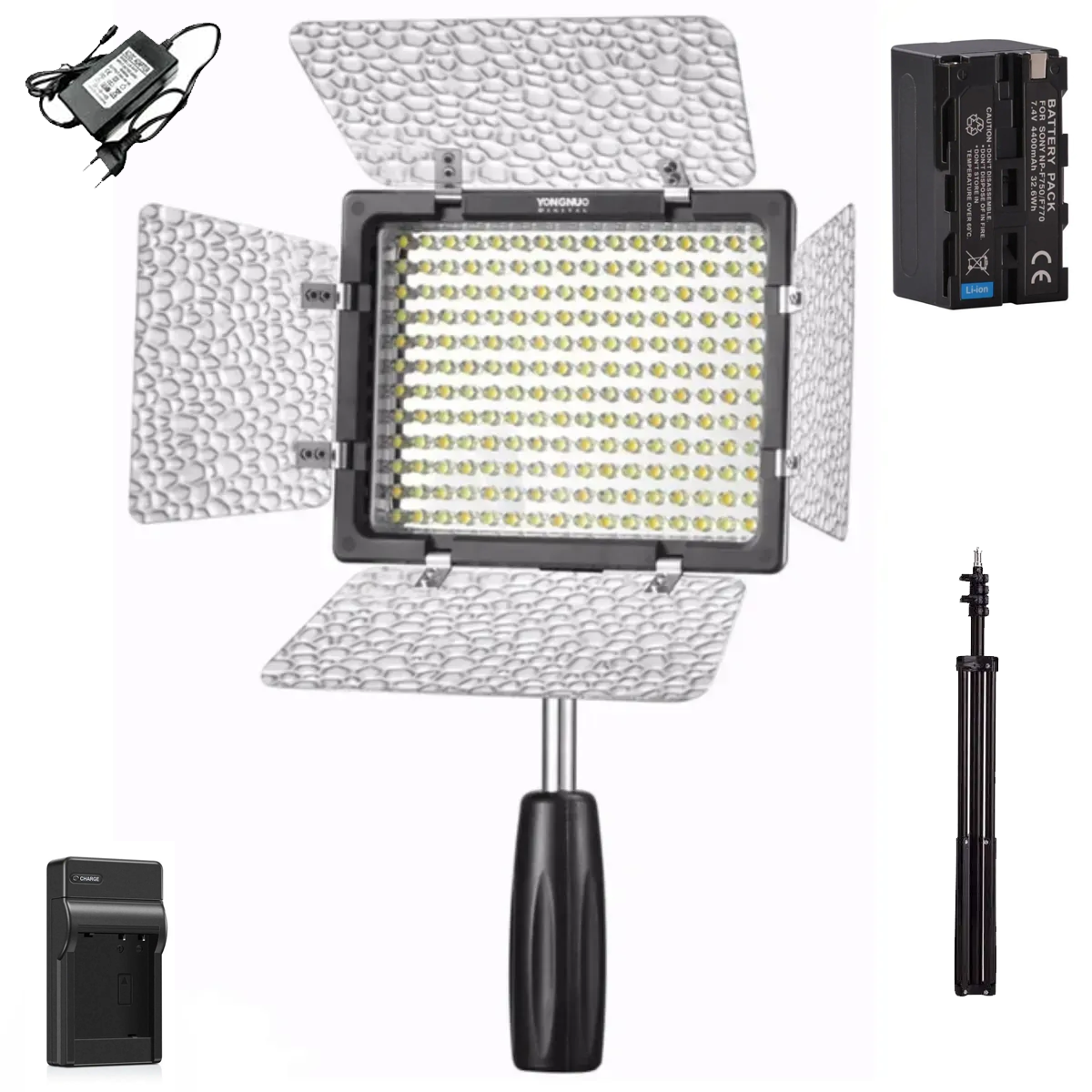 Комплект видеосвета Yongnuo YN160 III 3200-5500K (33998484)