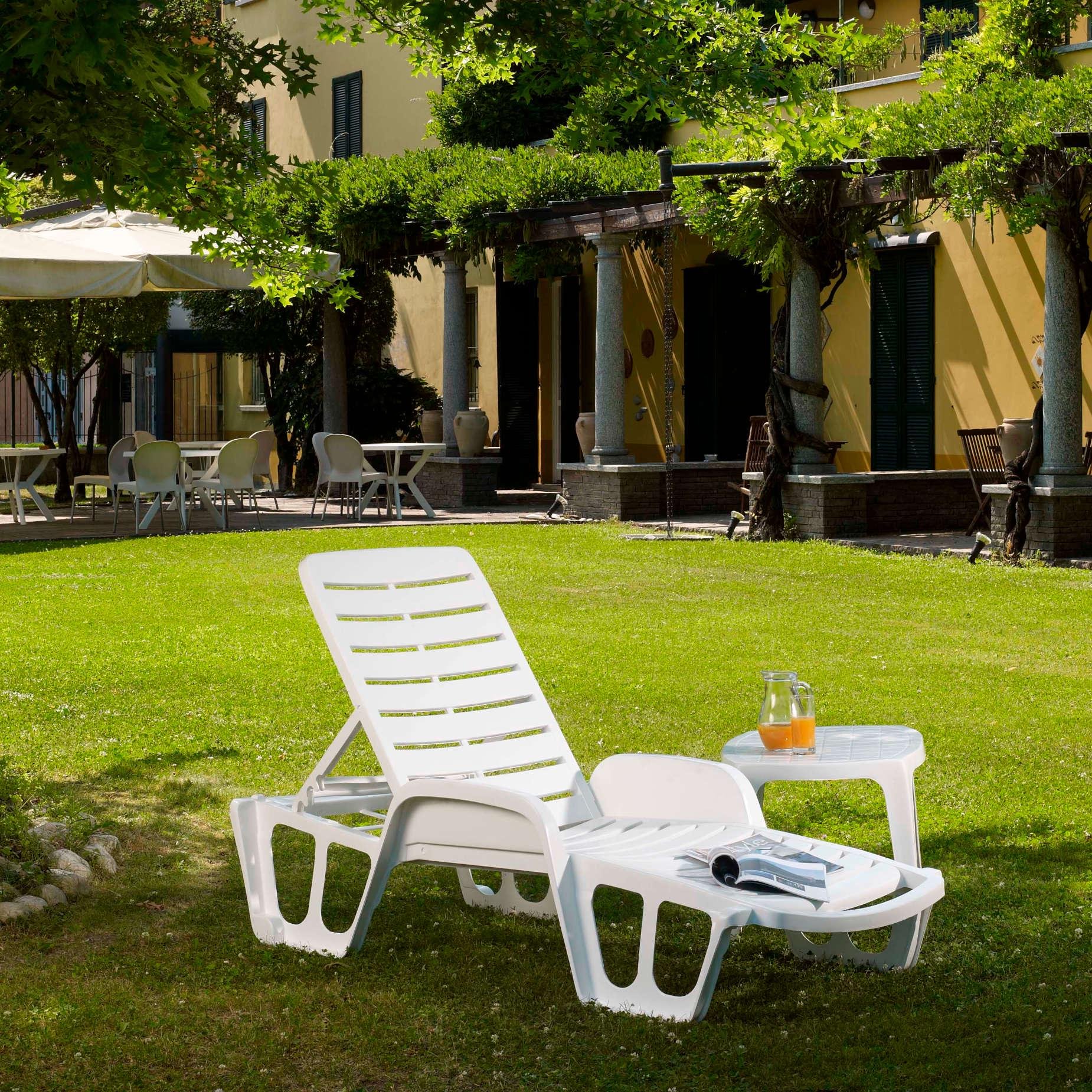 Лежак ProGarden FISSO Белый (1413) - фото 2 Лежак ProGarden FISSO Белый (1413) - фото 2