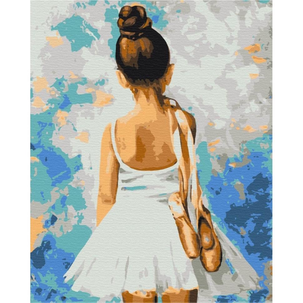 Картина за номерами Brushme Мадемуазель з пуантами BS28358 40x50 см (RLT31434) Картина за номерами Brushme Мадемуазель з пуантами BS28358 40x50 см (RLT31434)