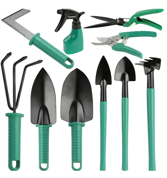 Набор инструментов садовых Mar-Pol с чемоданом 10 пр. (33100498)