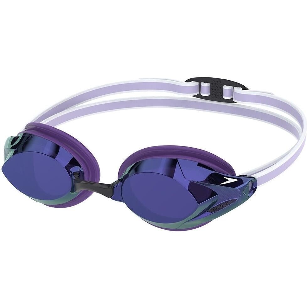 Окуляри для плавання жіночі Speedo VANQUISHER 3.0 MIRRORED Бузково-білий (8-00473616578)