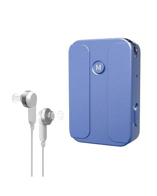 Підсилювач слуху VivaPhon акумуляторний кишеньковий з подвійним навушником (J-107D)