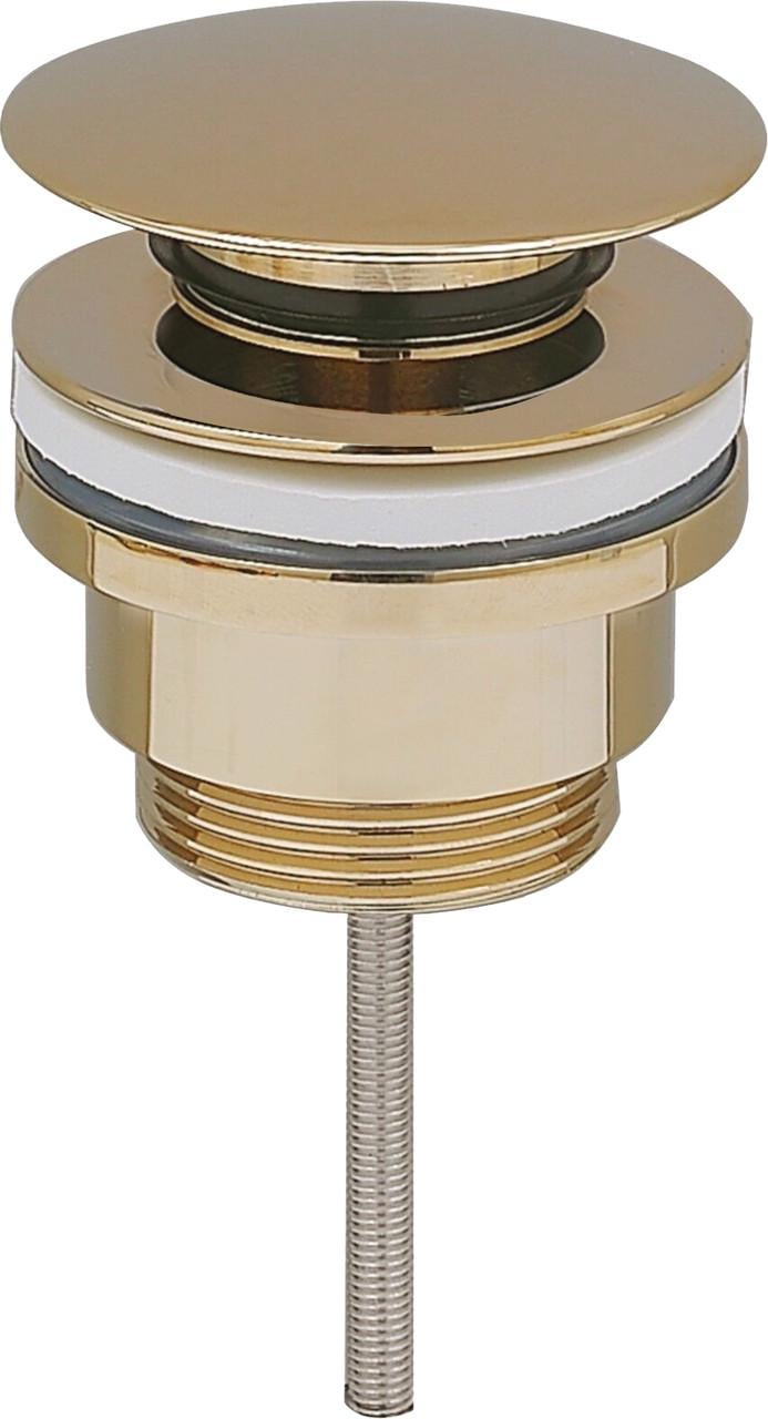 Донный клапан для раковины универсальный VBI Click-Clack Brushed Gold (2808388692)