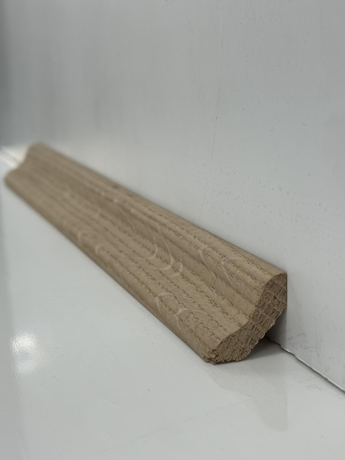 Плінтус дерев'яний із дуба Човник міні під фарбування 24х24 мм (29954323) - фото 7 Плінтус дерев'яний із дуба Човник міні під фарбування 24х24 мм (29954323) - фото 7