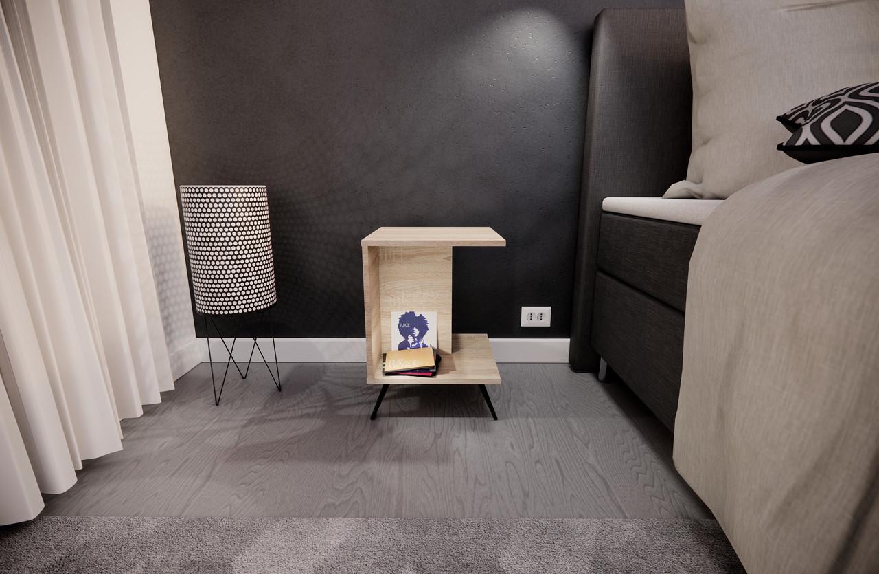 Тумба прикроватная MEBEX VS MINI Дуб Сонома (VSMINIDS) - фото 1