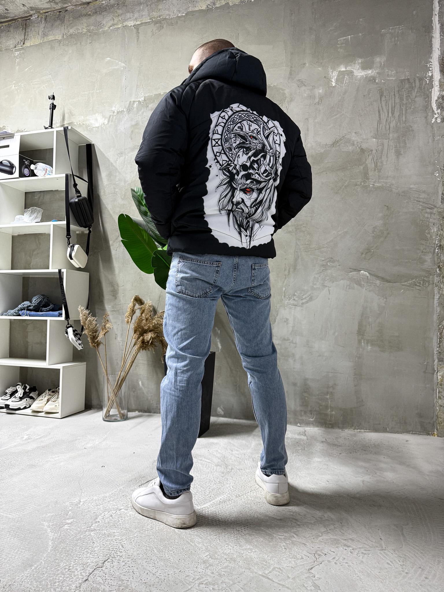 Куртка зимова зі знімним капюшоном 7-524 S Чорний (37278)