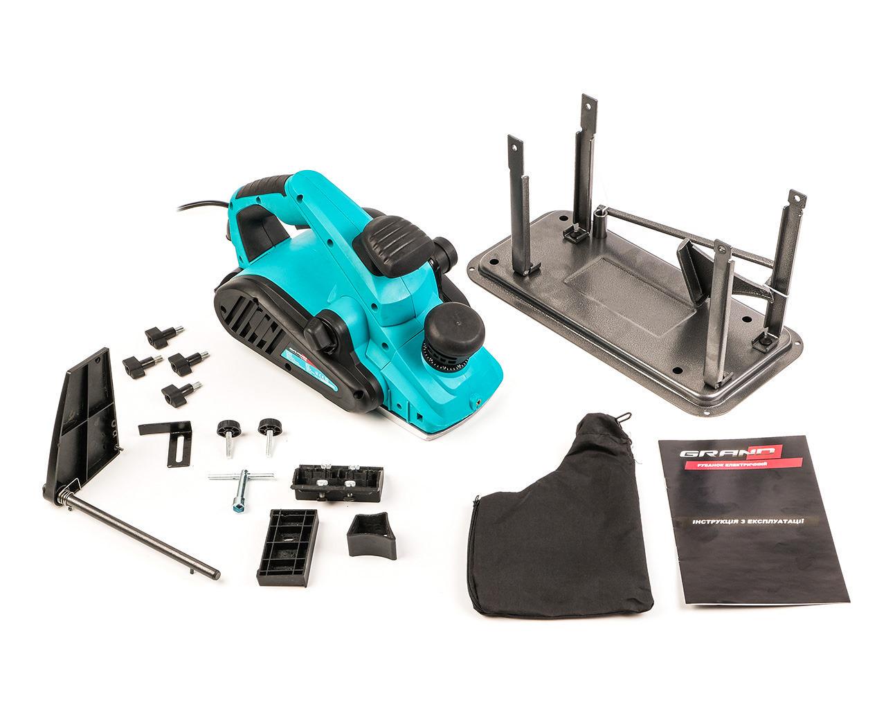 Рубанок електричний Grand РЕ-1700 Pro з функцією перевороту 1700 Вт (11811627) - фото 3 Рубанок електричний Grand РЕ-1700 Pro з функцією перевороту 1700 Вт (11811627) - фото 3