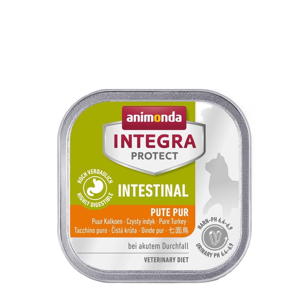 Корм ветеринарный влажный Integra Protect Intestinal Pure Turkey для кошек при заболевании желудочно-кишечного тракта 100 г (34806759)