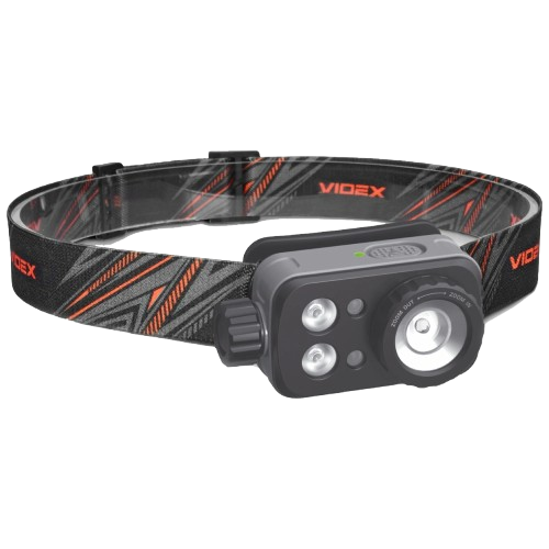 Фонарь налобный Videx VLF-H046Z аккумуляторный 500Lm 5000K IP65 до 3 ч Черный (36603361)