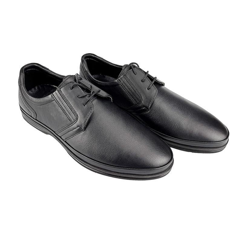 Туфли мужские кожаные N-00190 p. 40 26-26,5 см Черный - фото 3