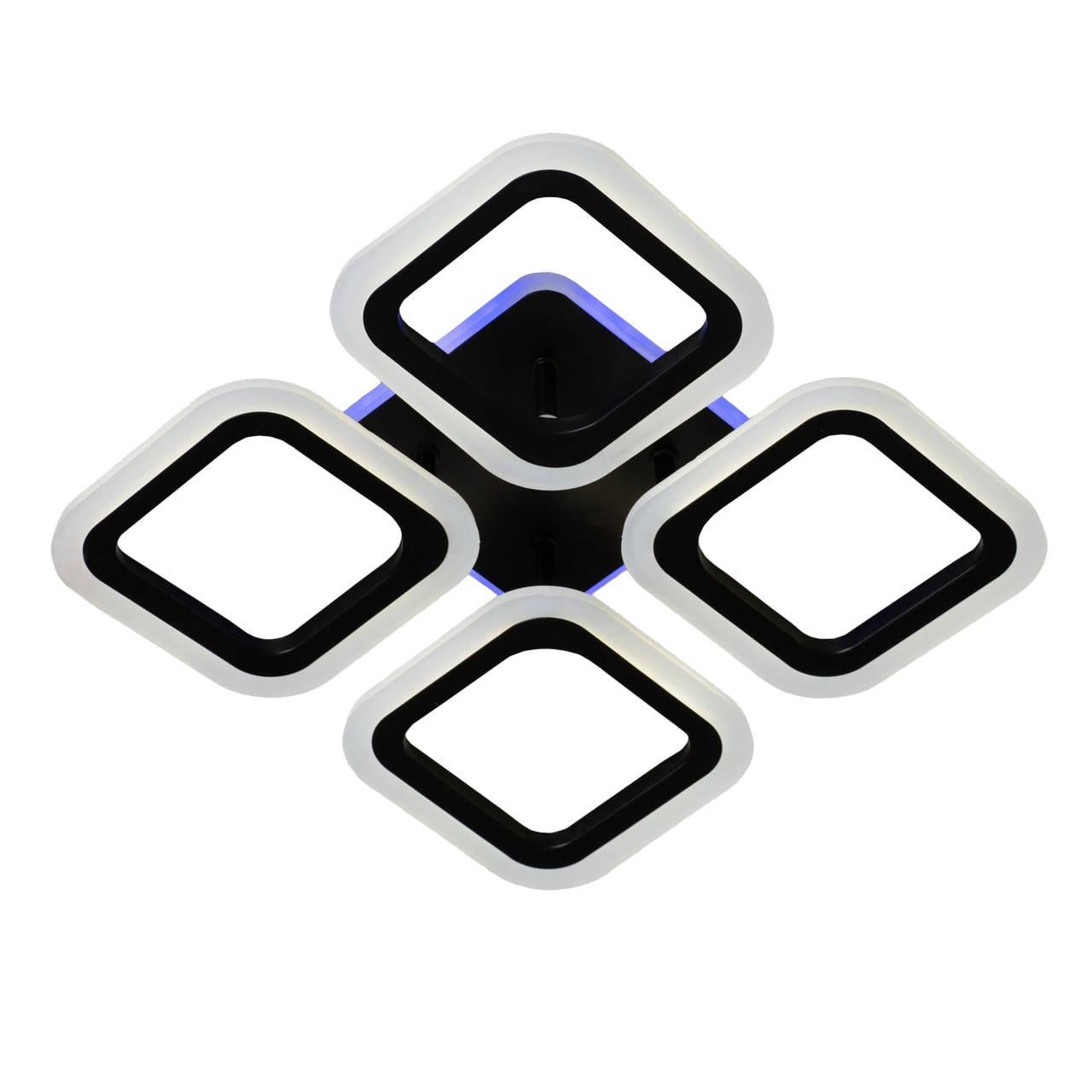 Люстра LED Svet SY-5330/4BK+RGB с пультом 56W/24W Черный Люстра LED Svet SY-5330/4BK+RGB с пультом 56W/24W Черный
