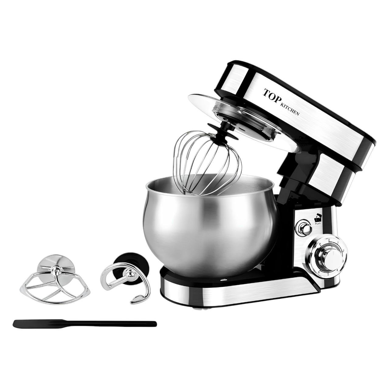 Комбайн-тістоміс Top Kitchen TK-00243 з електронним управлінням та турбо режимом 4200 Вт 6 л (є194) - фото 4