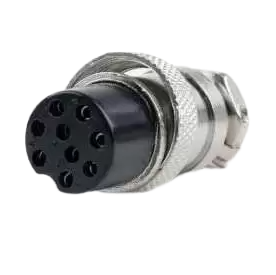 Роз'єм авіаційний зʼєднувальний GX16-9 9 pin пара (2338959448) - фото 3 Роз'єм авіаційний зʼєднувальний GX16-9 9 pin пара (2338959448) - фото 3