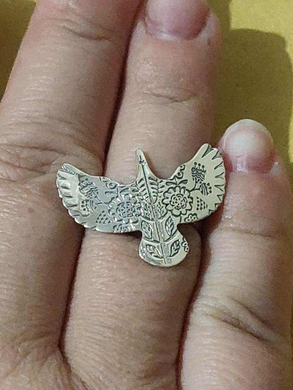 Комплект прикрас срібний Горлиця каблучка/браслет 925 проба (2429145396) - фото 2 Комплект прикрас срібний Горлиця каблучка/браслет 925 проба (2429145396) - фото 2