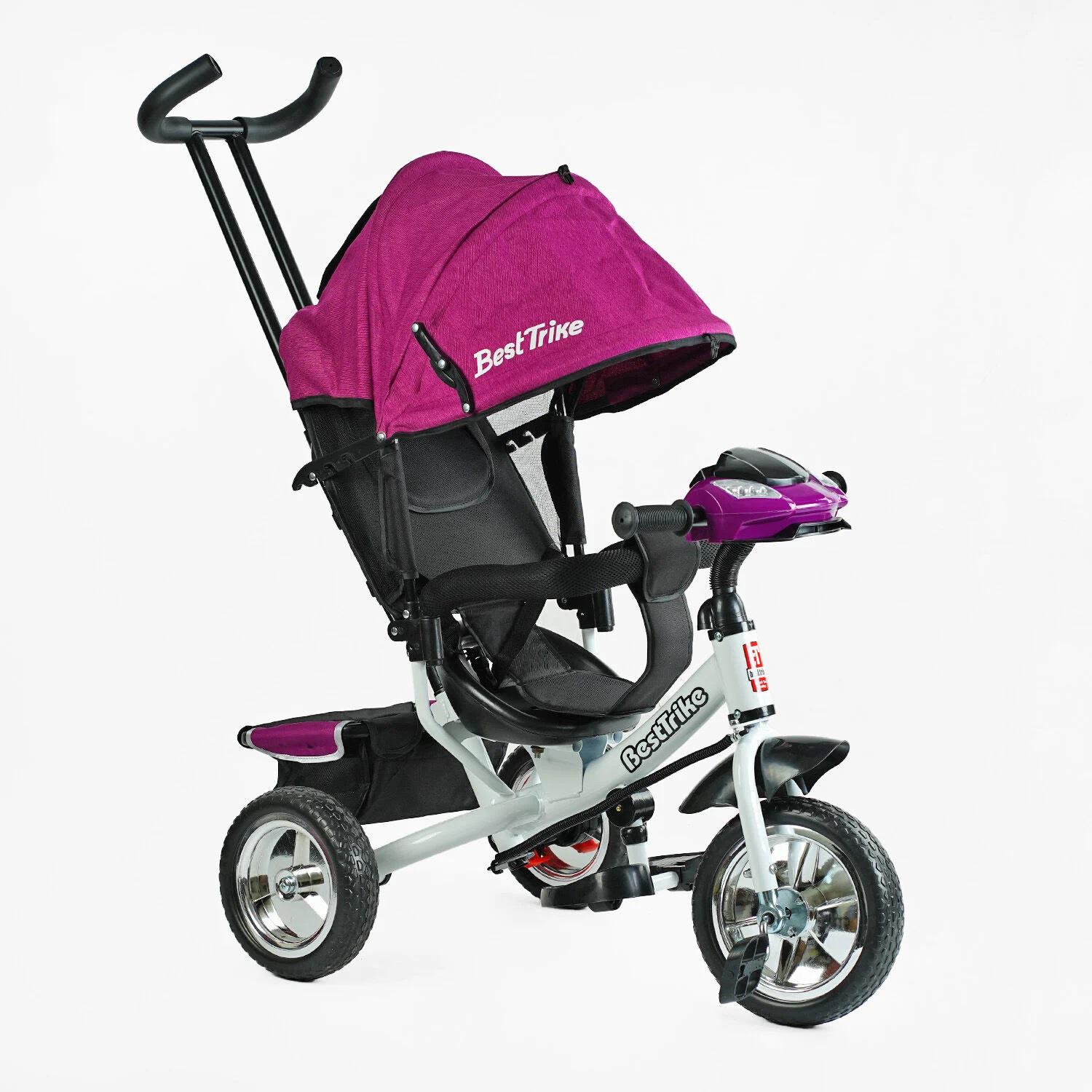 Детский велосипед Best Trike USB Bluetooth 3-х колесный Purple (150262)
