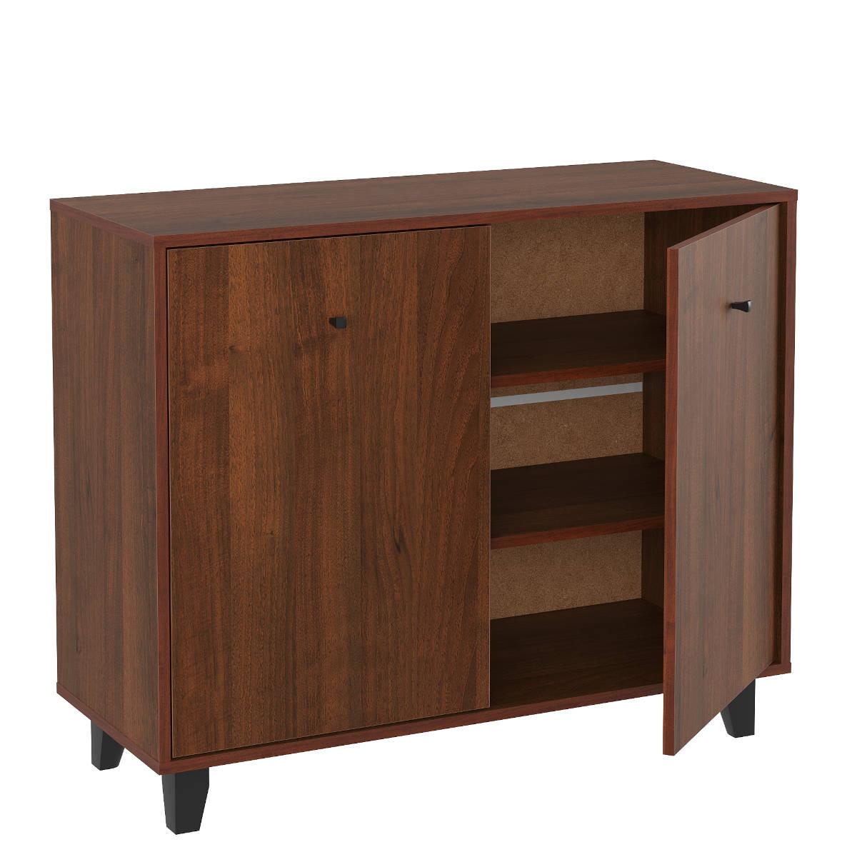 Комод Компанит с 2 дверцами 100х40х82 см Орех эко (26914753)