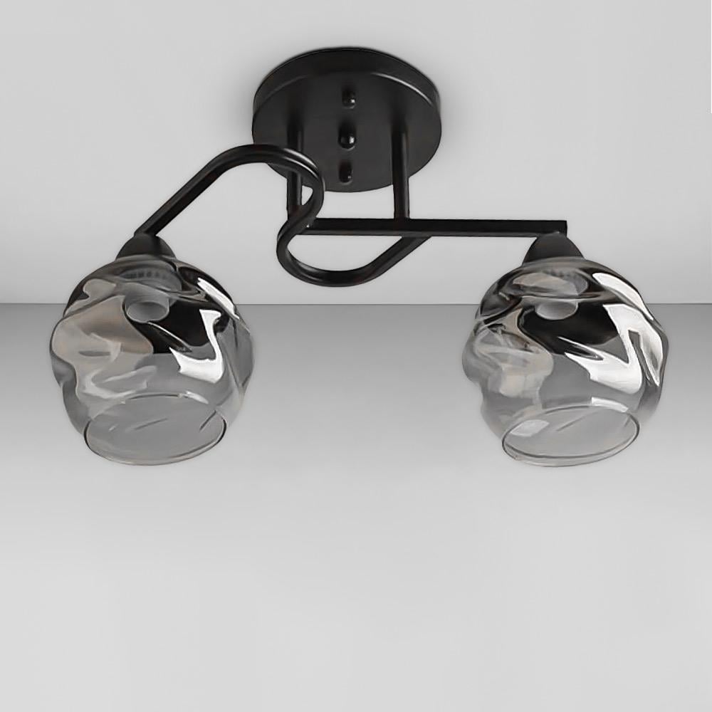 Люстра потолочная Light House SRS-18958/2А Черный/Серый Люстра потолочная Light House SRS-18958/2А Черный/Серый