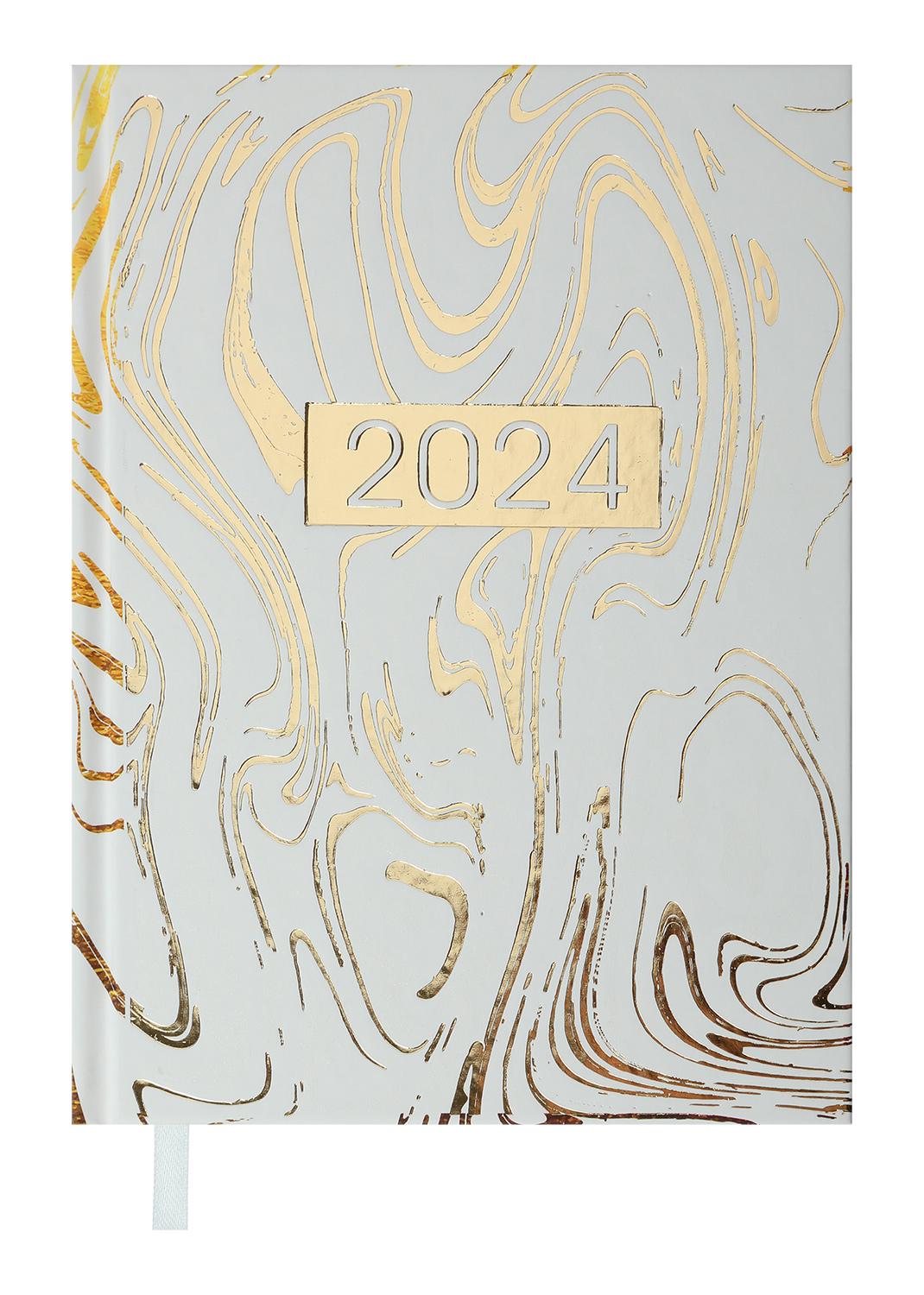 Дневник BUROMAX 2024 А5 Miracle Белый (BM.2179-12)